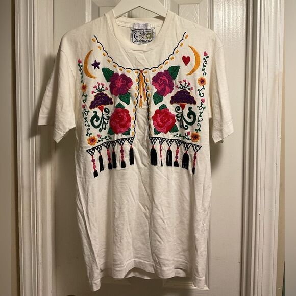 Swan & Swan Design Inc.Magical Tees Vintage 1992 90ts Mexico made in USA sz.L - Picture 2 of 6